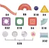 Kuličková dráha MalPlay Magnet Blocks se skluzavkou 148 ks