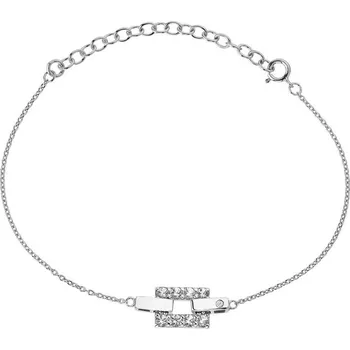 Náramek Stříbrný náramek Hot Diamonds Echo DL648