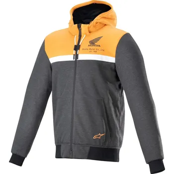 Moto bunda ALPINESTARS bunda CHROME STREET HOODIE HONDA grey/orange - S
