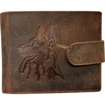 Peněženka JUNI PÁNSKÁ PENĚŽENKA DM122R-032 RUST DOG HNĚDÁ Barva: HNĚDÁ, Velikost: UNI