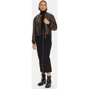 Dámská sukně Karen by Simonsen Maxi sukně Rebecca 10105102 Černá Slim Fit XS