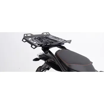 Zavazadlo na motocykl SW MOTECH Nosič zavazadel rozšíření pro STREET-RACK 45 x 30 cm. QUICK-LOCK. Hliník. Černá