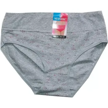 Dámské kalhoty Dámské kalhotky do pasu kytička 207 šedé 599/311