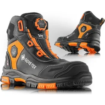 VM Footwear Obuv VM VERMONT 7780-S7L, kotníková s kompozitní špicí a kevlarovou stélkou 7780-S7L/48 48 Černá/oranžová