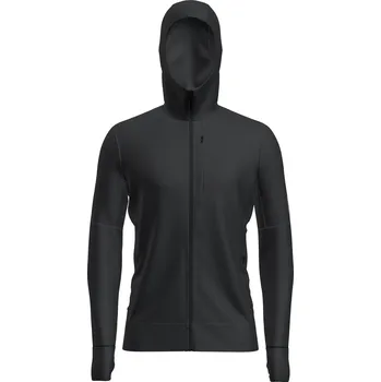 Pánská funkční mikina Icebreaker M Mer 260 Quantum IV LS Zip Hoodie Velikost: M / Barva: černá