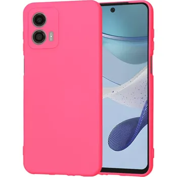 Pouzdro na mobilní telefon Kryt Motorola Moto G53 Techsuit SoftFlex - hot pink