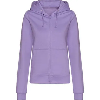 Dámská mikina Just Hoods Dámská mikina na zip JH050F Digital Lavender M