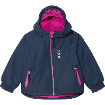 lupilu® Dívčí lyžařská bunda (86/92, navy modrá / růžová)