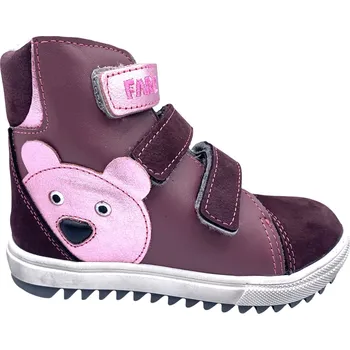 Chlapecká zimní obuv Dětské zimní kotníkové boty Fare 841291 vínové Velikost: 28 (EU)