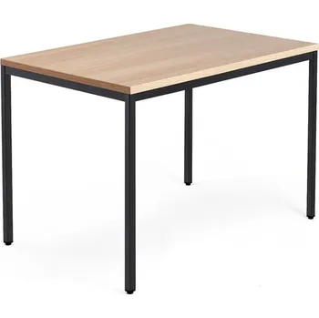 Psací stůl Psací stůl QBUS, 4 nohy, 1200x800 mm, černý rám, dub