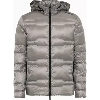 Pánská softshellová bunda PORSCHE DESIGN Light Packable Jacket Bunda odlehčená sbalitelná prošívaná světle šedá (Lehká, sbalitelná prošívaná bunda v běžného střihu s technologií Pertex® Quantum.)