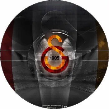 Jedlá dekorace na dort Jedlý papír logo Galatassaray 19,5 cm
