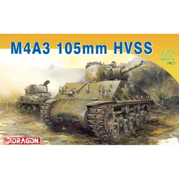 Plastikový model Dragon Model Kit tank 7313 - M4A3 105mm HVSS (1:72)