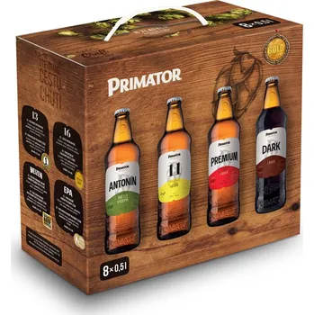 Pivo Primátor Osm zlatých 8x0,5l - multipack
