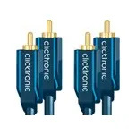 ClickTronic OFC Kabel 2x cinch(M) - 2x cinch(M), audio, 10m