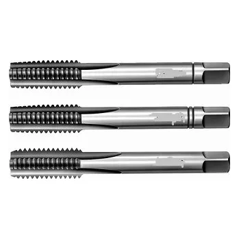 Závitořezný nástroj Závitník ruční sadový - M4 - sada 3 ks, HSS, ČSN 223010, DIN 352, Yugoslavia (Materiál HSS, sada, Yugoslavia, tolerance ISO1)