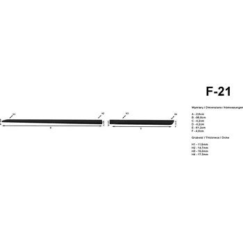 Tuning RIDER AUTO Boční ochranné lišty dveří Suzuki SX4 06R