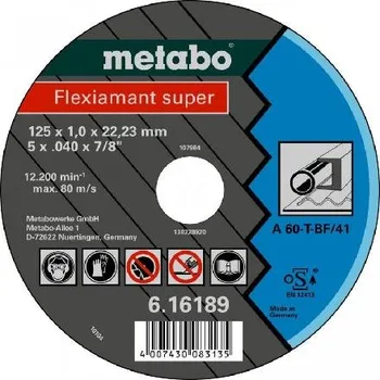 Řezný kotouč Metabo Příslušenství - Řezný kotouč na ocel 125x22,23 mm 616189000