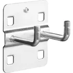 GUDE Držák nástrojů s kolmým hákem dvojitým 40 mm v perforované stěně