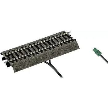 Modelářství Roco Line Kolej rovná G½ s podložím (vstup pro digitální ovládání) 42517