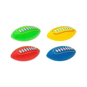Hra na zahradu Piłka rugby piszcząca 21cm MIX