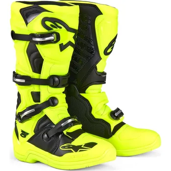 Moto obuv Boty tech 5, alpinestars (žlutá fluo/černá, vel. 44,5)