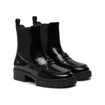 Dámské kozačky Polokozačky Coach Louisa Bootie CX024 Černá 40_5