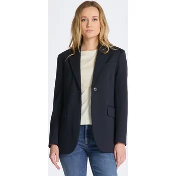 Dámské sako BLEJZR GANT REG JERSEY BLAZER EVENING BLUE
