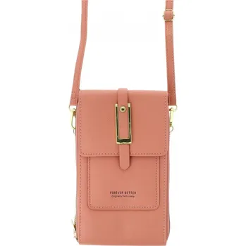 Kabelka Kabelka na mobil Forever Better s popruhem růžová