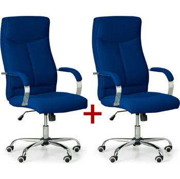 Kancelářské křeslo LUGO TEX 1+1 ZDARMA, modrá