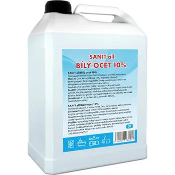 Univerzální čisticí prostředek Sanit all Bílý ocet 10% 5 l