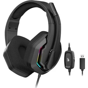 Sluchátka A4tech Bloody G260, herní sluchátka s podsvícením, USB