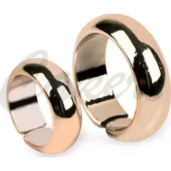 Čokoláda Dekorační prsteny zlaté - 2 ks