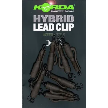 Korda závěsky na olovo Hybrid Lead Clips 5 ks Varianta: Green (zelený do trav) (KHCW)