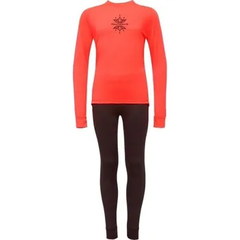 Dětské termoprádlo Dětský termoset KLIMATEX Cesar oranžová, 146 Velikost: 164