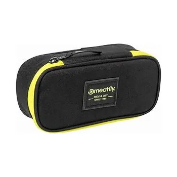 Penál Meatfly Pencil Case Safety Green / Black Černá