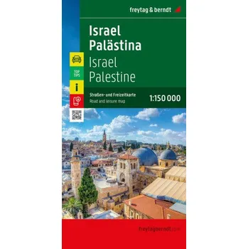 Israel - Palästina, Straßen- und Freizeitkarte 1:150.000, freytag & berndt