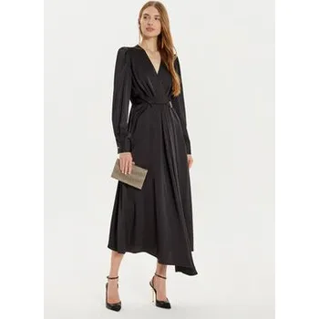 Dámské šaty Fracomina Koktejlové šaty FR24WD3002W41101 Černá Regular Fit S