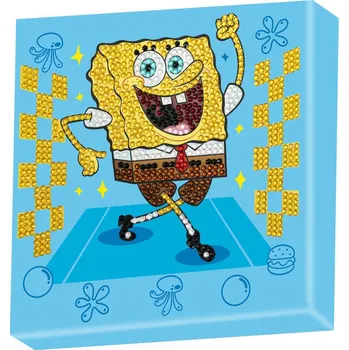 Diamantové malování DOTZIES - Diamantové malování BIG DOTZ - SPONGEBOB