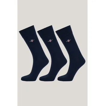 Pánské ponožky PONOŽKY GANT SHIELD SOCKS 3-PACK EVENING BLUE