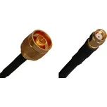 WIFI propojovací kabel (pigtail) 2.4-5GHz R-SMA/N(M), 1m