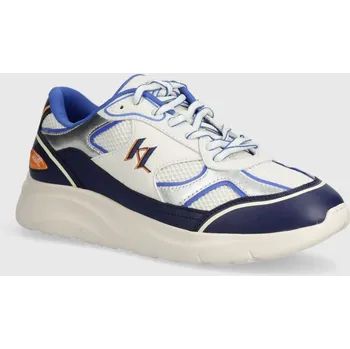 Dámské tenisky Kožené tenisky Karl Lagerfeld SERGER tmavomodrá barva, KL53620 KL53620.41A 59X, EUR 40