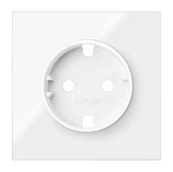Elektrická zásuvka Simon 100 10000041-130 Kryt zásuvky Schuko bílá
