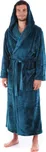 Unisex Petrolejový Župan s Kapucí Siena - Model 31 56 6430 - L