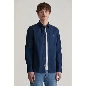 Pánská košile KOŠILE GANT SLIM OXFORD STRETCH SHIRT MARINE