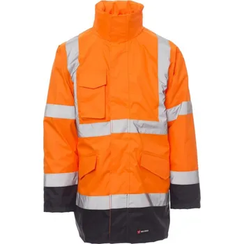 Pánská mikina Pánská reflexní bunda DOCKYARD, Payper Barva: ORANŽOVÁ FLUO/NÁMOŘN, Velikost: XL