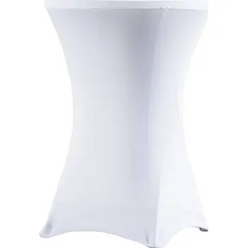 Napínací potah Ubrus pro stoly 81 cm, bílá| TOM, V-C80-W