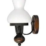 Rabalux PETRONEL nástěnná lampa 60W/E27/IP20 - tmavé dřevo, černá