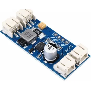 Elektronická stavebnice LaskaKit_cz Solární nabíječka Li-ION baterie MPPT CN3791 1S, 9V panel