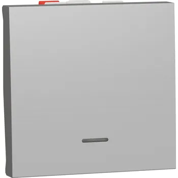 vypínač Přepínač střídavý nul. svork. ř.6,2M,Alu